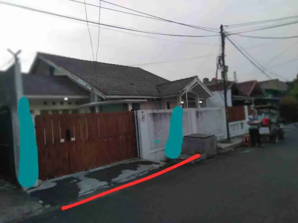 Rumah Hitung Tanah di Komplek Migas Kemanggisan Binus Jakarta Barat