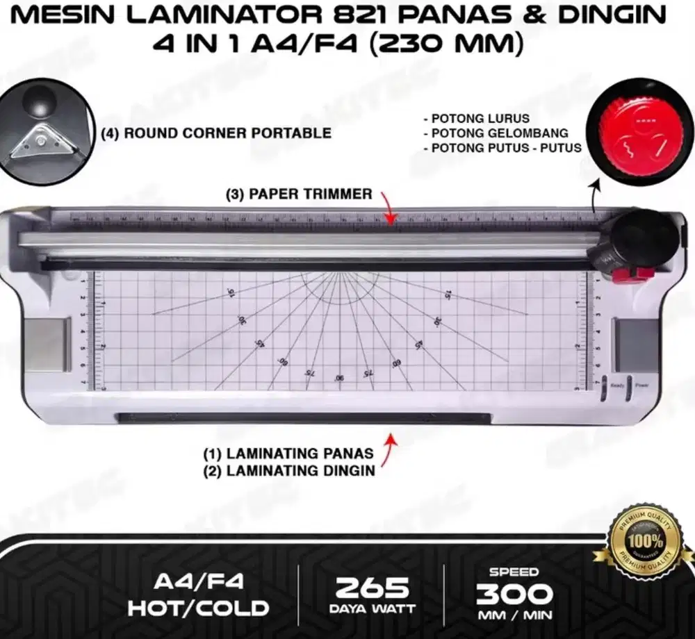 Mesin Laminating A4/F4 4 in 1
