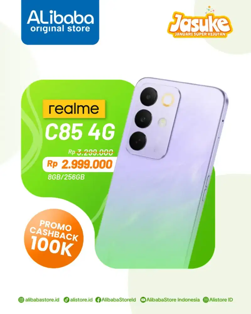 Realme C85 tahan banting dan tahan air