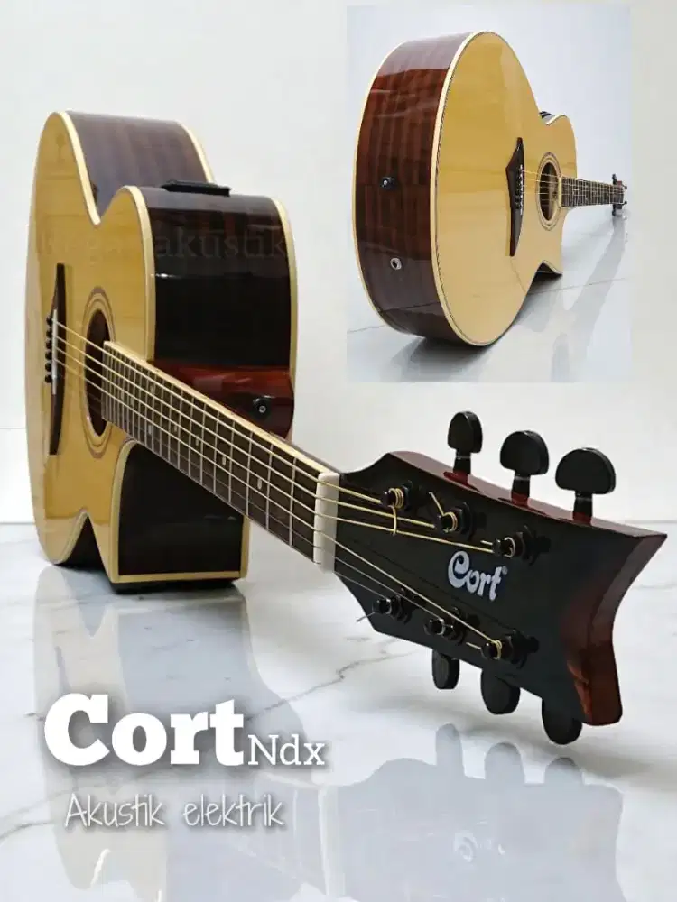 Gitar akustik elektrik cort