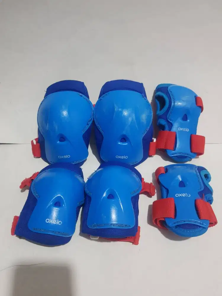 Oxelo Dekker Protector Sepatu Roda 3 Bagian Lutut - Siku Lengan dan Te