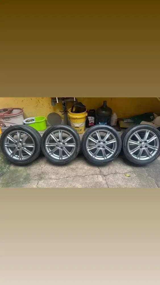 Velg Ori Toyota Yaris Ring 16 + Ban Bridgestone Jakarta