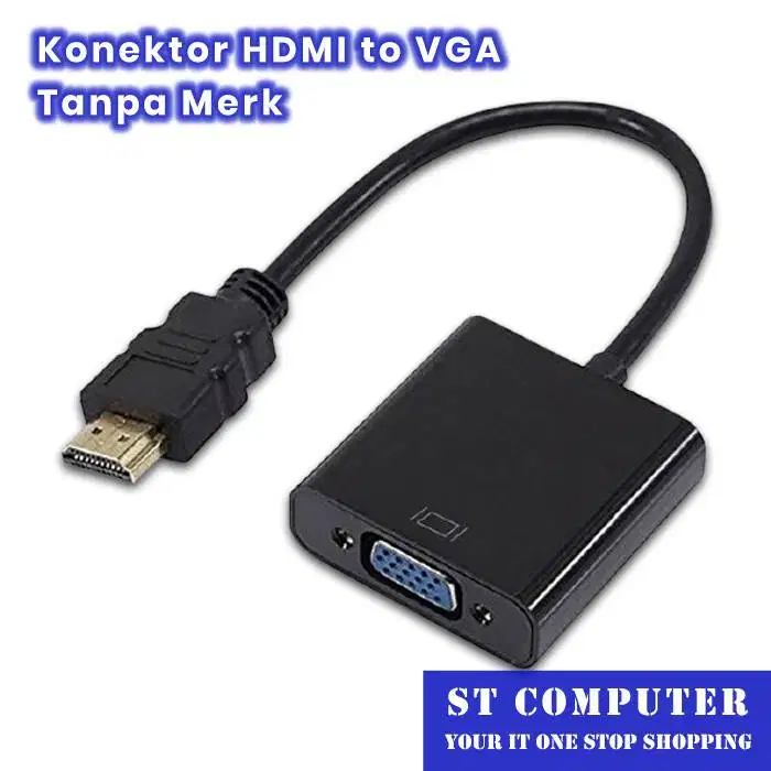 Konektor HDMI to VGA Tanpa Merk