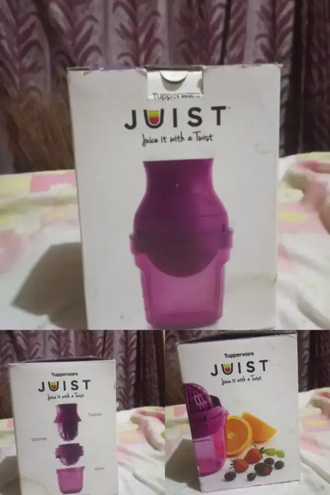 dijual juist tupperwear buat jus buah kondisi masih baru belum dipake