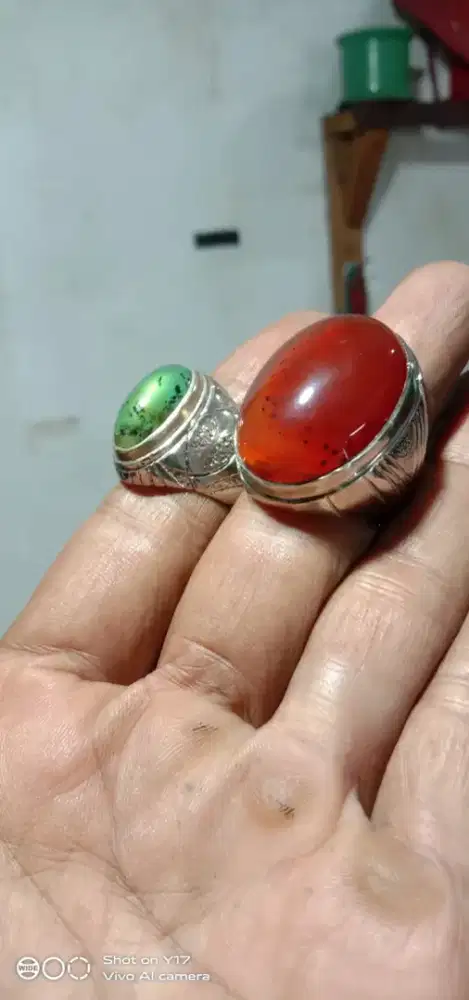 Batu Garut & akik madu totol selasih