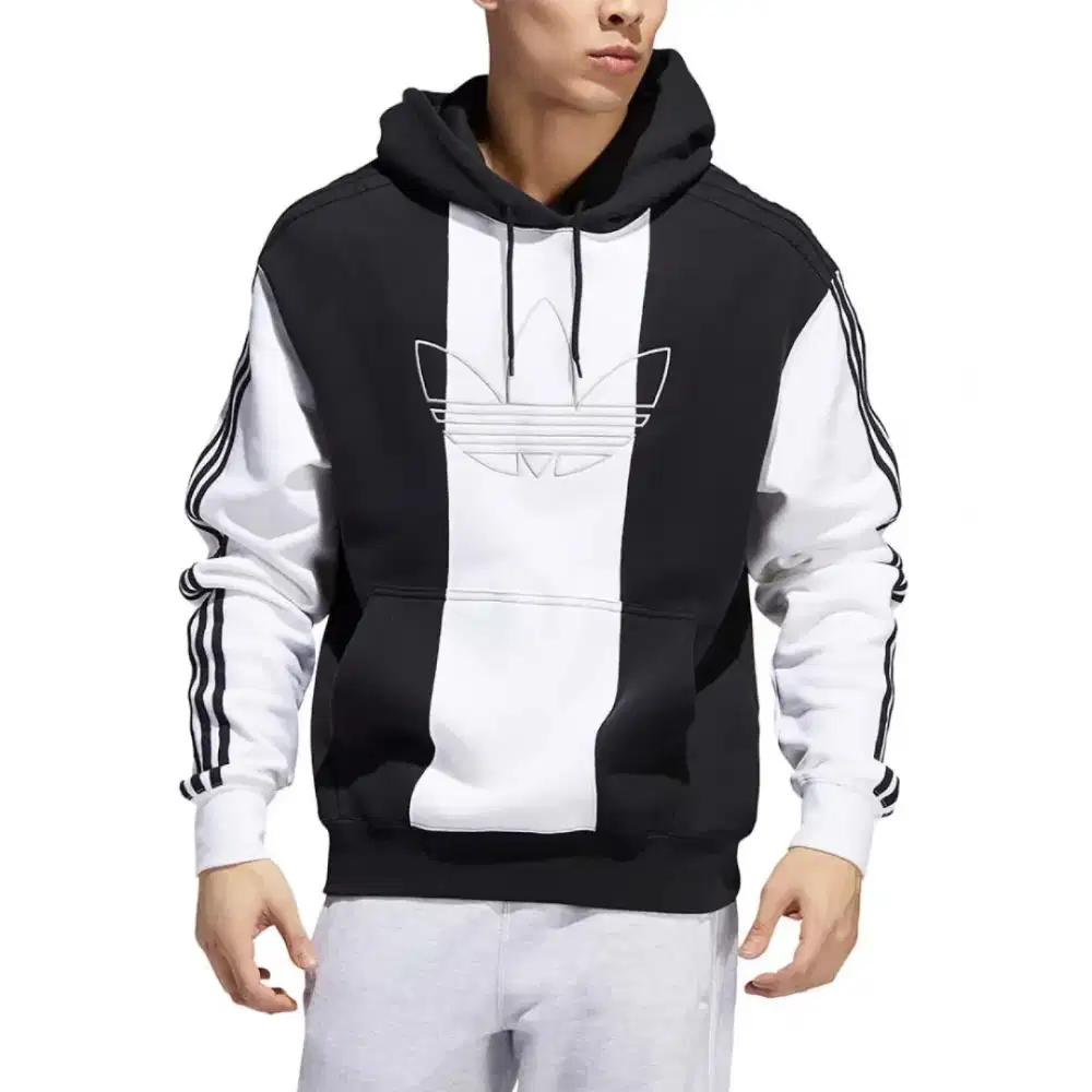 Adidas off court trefoil hoodie