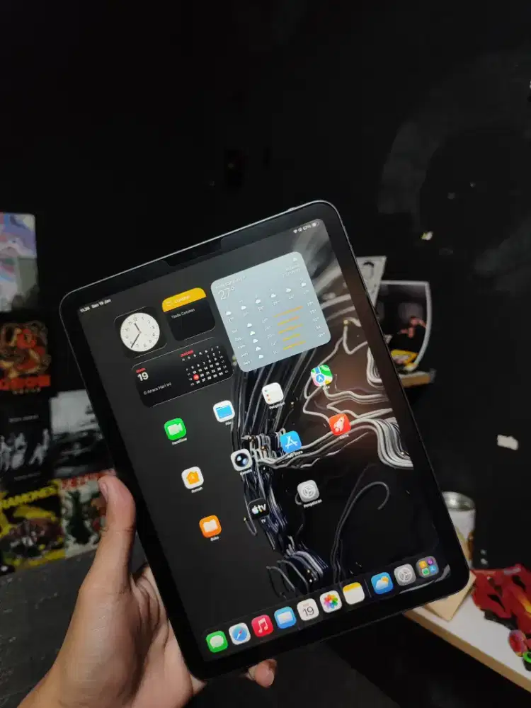 ipad air5 64gb wifi lengkap berbonus