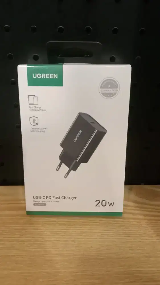 Ugreen USB wall charger Type C 20W Power Delivery black (10191)