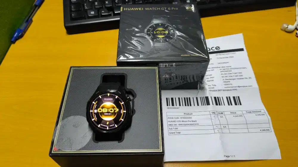 SMARTWATCH HUAWEI WATCH GT6 PRO

Like New
Fullset Pemakaian Sebulan
