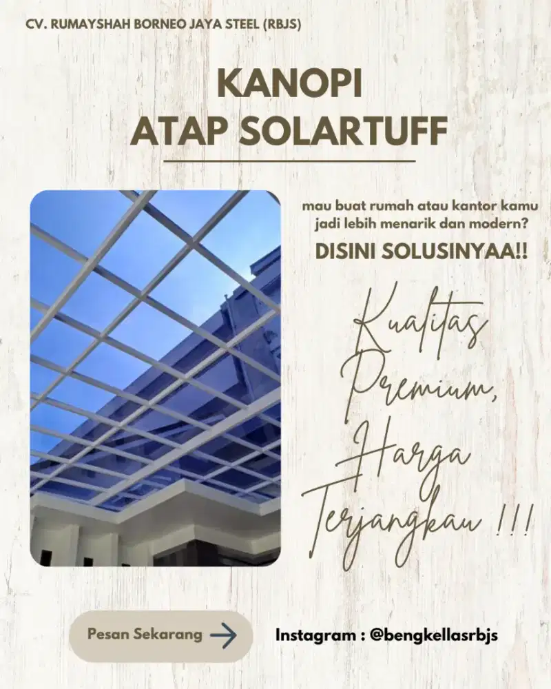 KANOPI ATAP SOLARTUFF