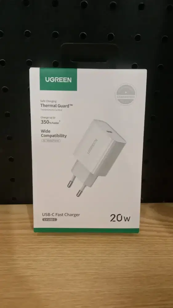 Ugreen USB wall charger Type C 20W Power Delivery White (60450)