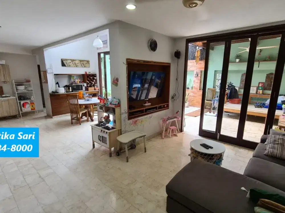 Rumah Modern Dg Sirkulasi Bagus di Cluster River Park Bintaro GB-17546