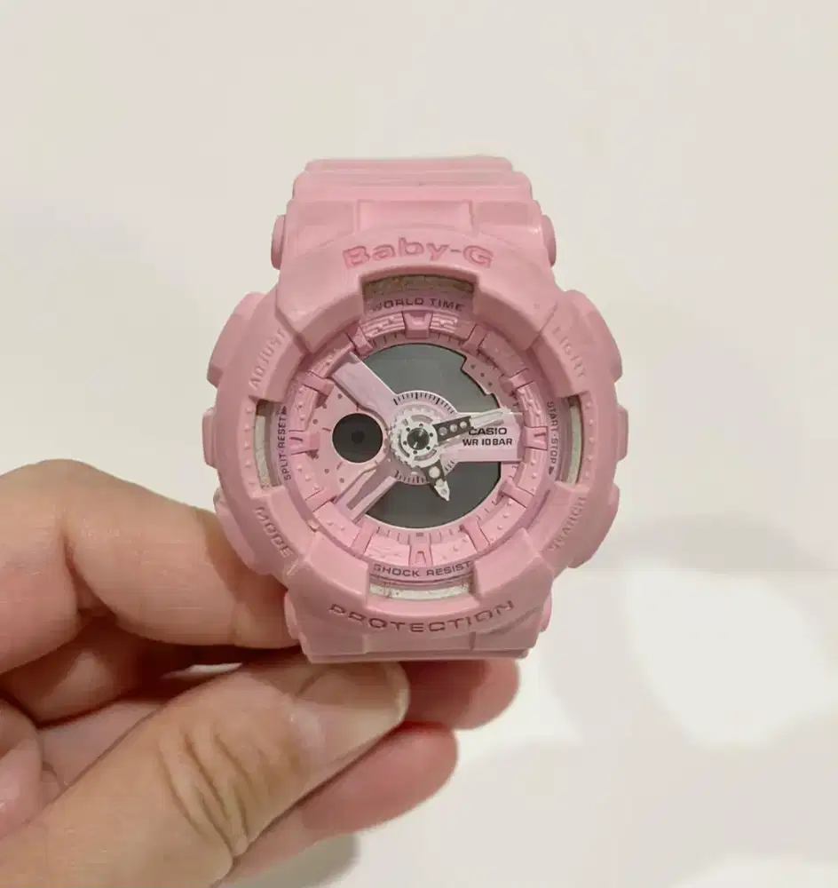 Dijual Cepat ! Jam Tangan Merek CASIO Model Baby G Warna Pink. Asli !