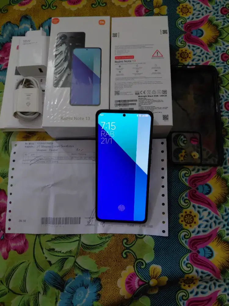 Redmi NOTE 13 RAM 8+8/256GB Garansi ON Maret 2026 istimewa