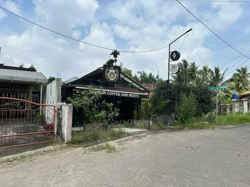 DIJUAL RUMAH EX CAFE LOKASI JALAN KIKIM DEMANG LEBAR DAUN PALEMBANG