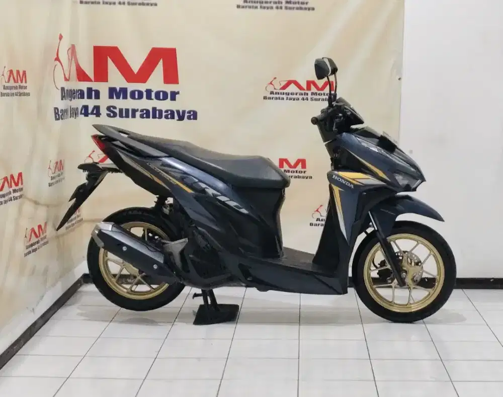 Km 10 Ribu Honda New vario 125 Iss tahun 2022 Biru Doff