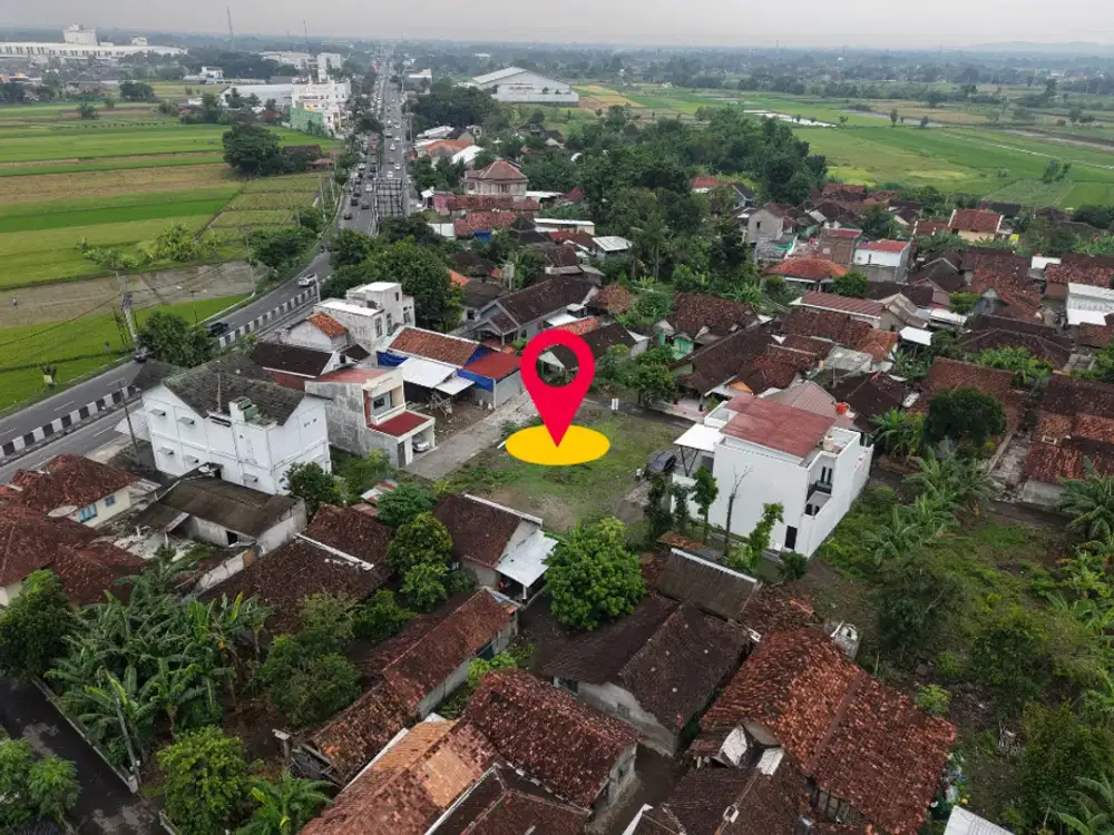 Tanah SHM Pekarangan Siap Bangun Dekat Candi Prambanan