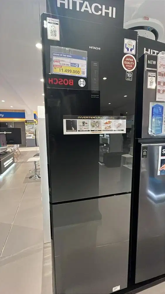 Hitachi 2pintu. 100% Brand New