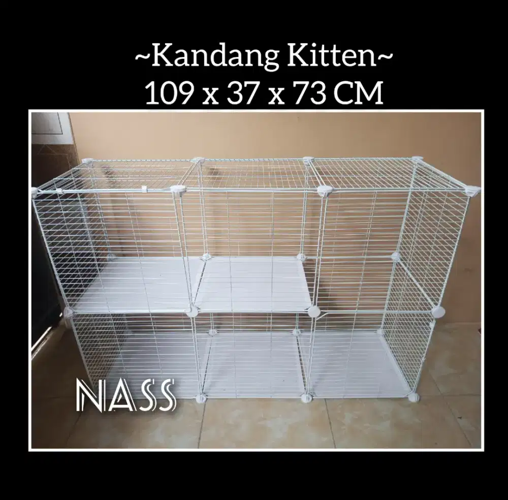 KANDANG KITTEN TINGKAT