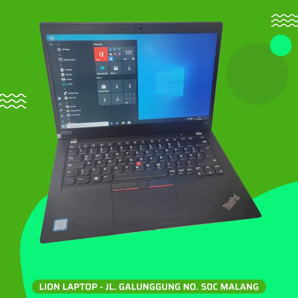 RAM 16GB SSD 256GB Core i5 Gen 8 Slim Lenovo Thinkpad X390 [21|01]