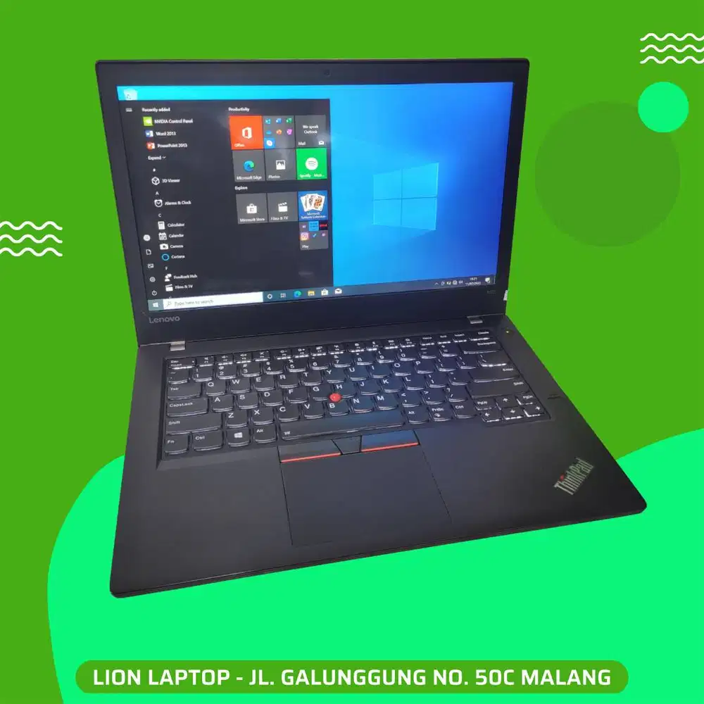 RAM 8GB SSD 256GB i5 Touchscreen Lenovo Thinkpad T470 [21|01]