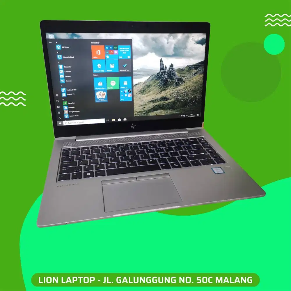 Core i5 Gen 8 RAM 8GB SSD 256GB HP Elitebook 840 G5 [21|01]