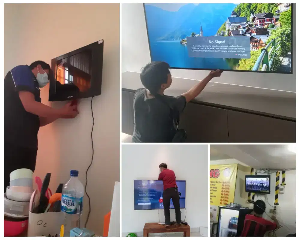 Pasangkan bracket dan Braket +pasang terimarapih breket bracket led tv