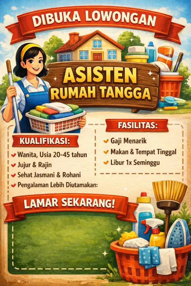 Lowongan Asisten Rumah Tangga