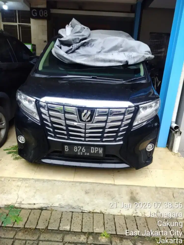 Alphard 2.5G bensin th 2015 km low gress