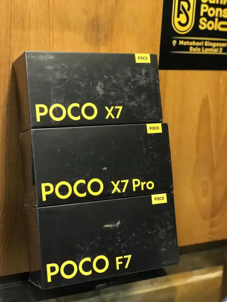 Poco F7 5G Poco X7 Pro 5G Poco X7 5G New Baru Murah Garansi Resmi