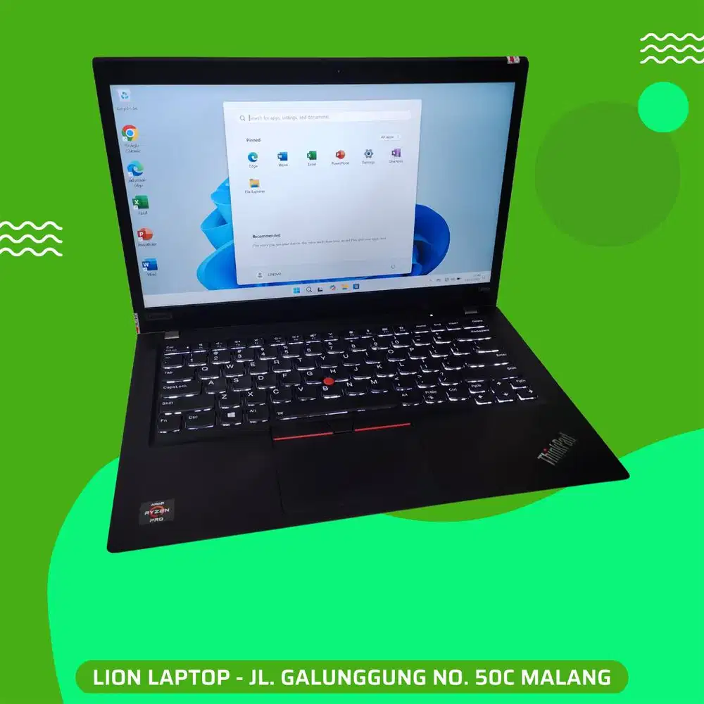 AMD Ryzen 5 PRO 3.7Ghz 8/256 VGA 2GB Lenovo Thinkpad T495s [21|01]