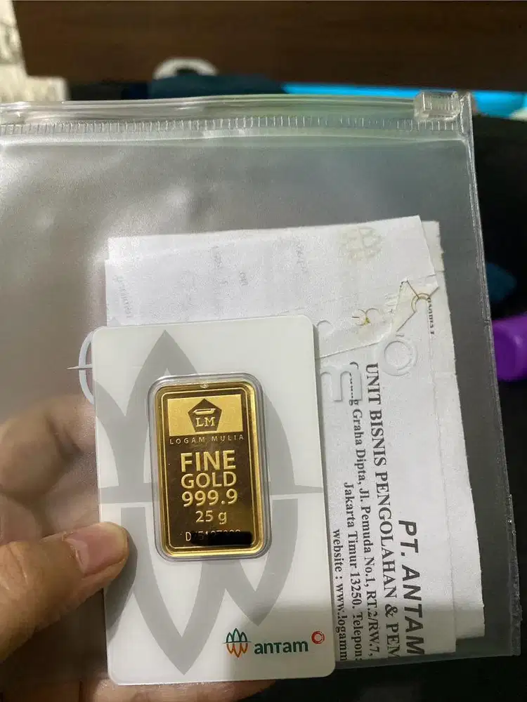 Antam 25gr taun 2025