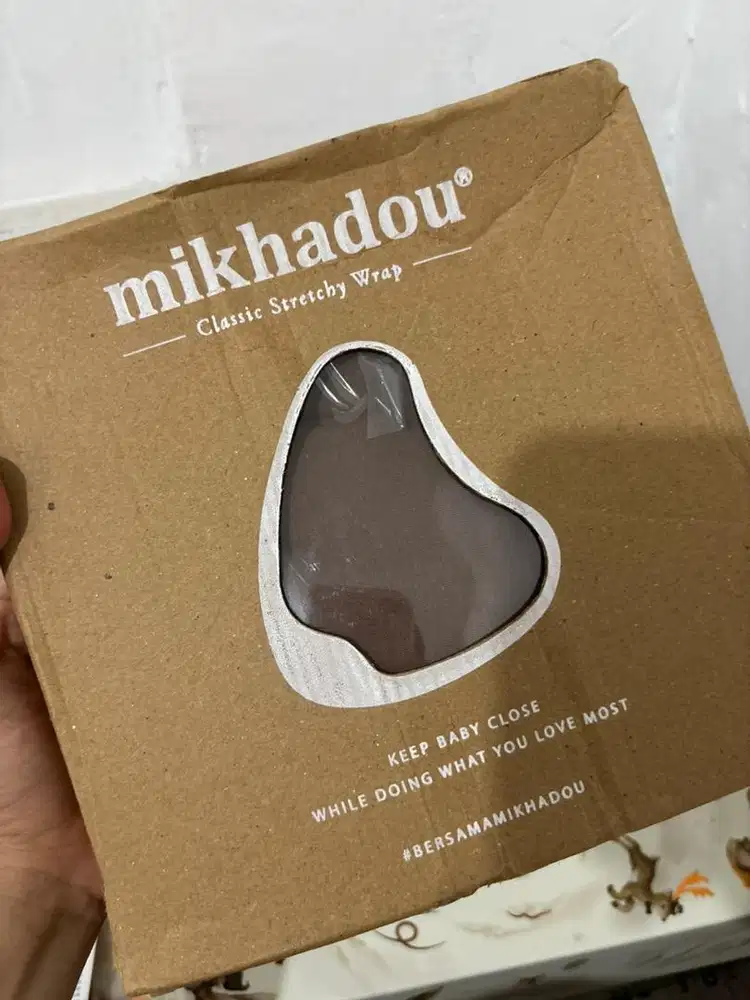 Mikhadou Gendongan Bayi Stretchy Wrap Rustic Brown