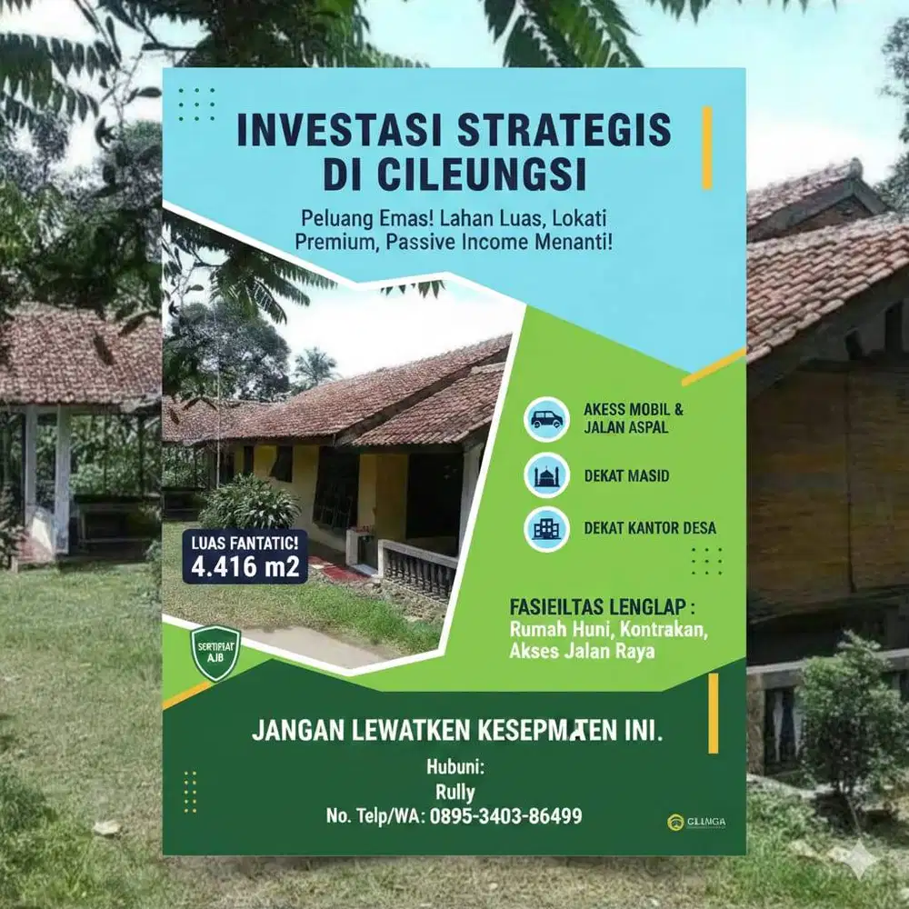 BU jual cepat tanah dan bangunan ( rumah dan kontrakan)