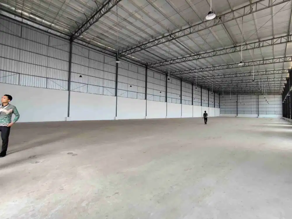 Di sewakan gudang besar siap pakai kawasan pergudangan legok