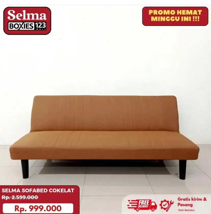 Selma relax sofa brown