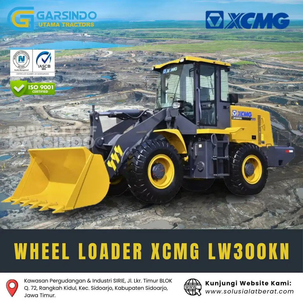 Wheel Loader XCMG LW300KN | Surabaya | Harga Terbaik Jawa Timur 2026