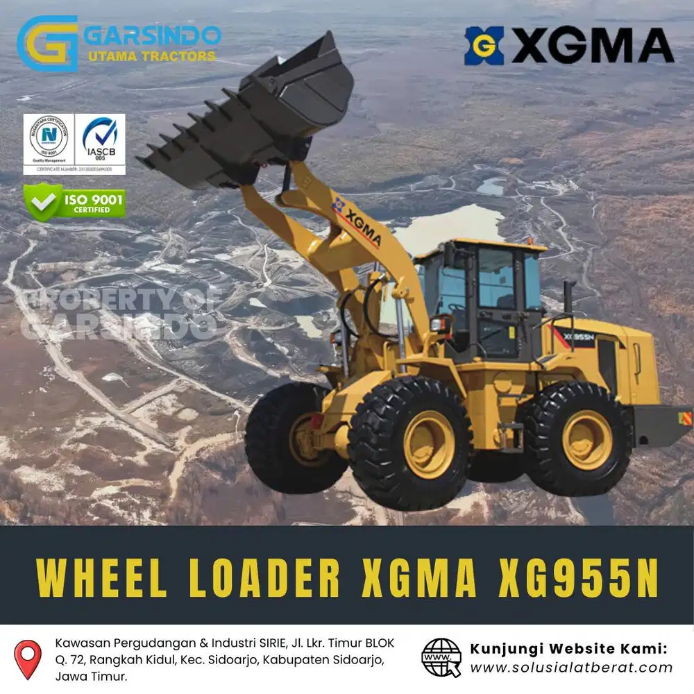 Wheel Loader XGMA XG955N | Surabaya | Harga Terbaik Jawa Timur 2026