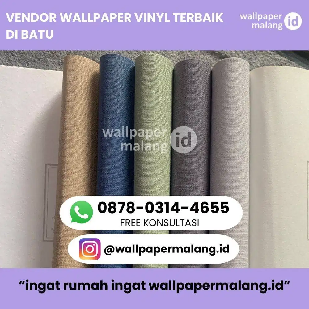 VENDOR WALLPAPER VINYL TERBAIK DI BATU