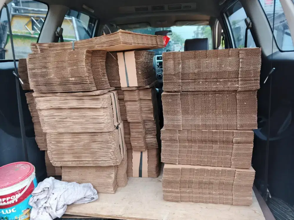 Sablon kardus dan abruk