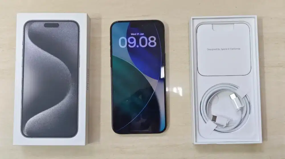 Iphone 15 Pro Max 256gb dusbuk lengkap