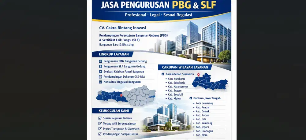 Ijin mendirikan bangunan PBG SLF Lengkap