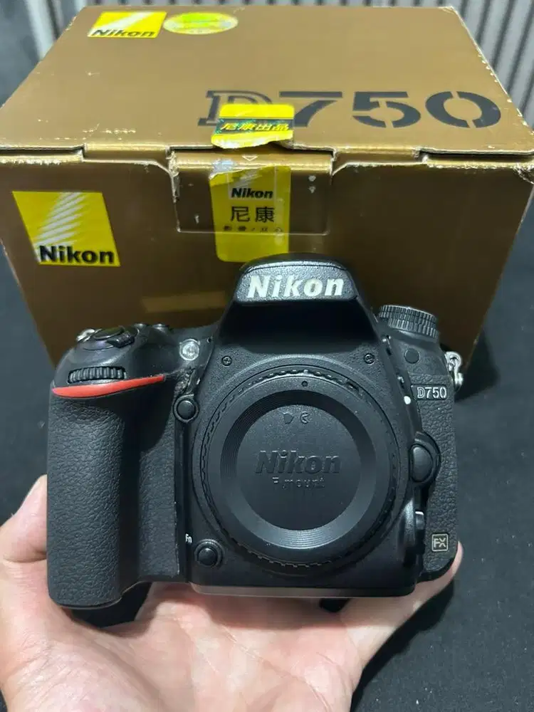 DSLR NIKON D750 Body Only BO Wifi Fullset Box