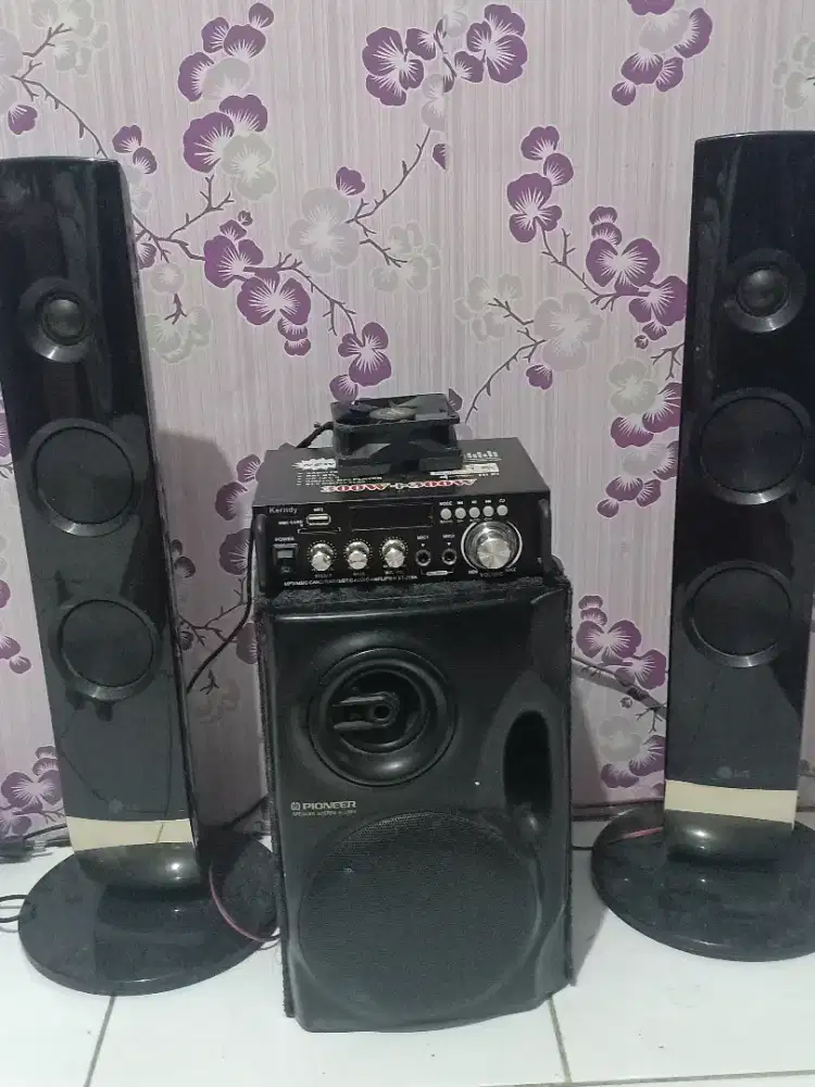 Speaker + Ampli Blutut+Usb + Radio