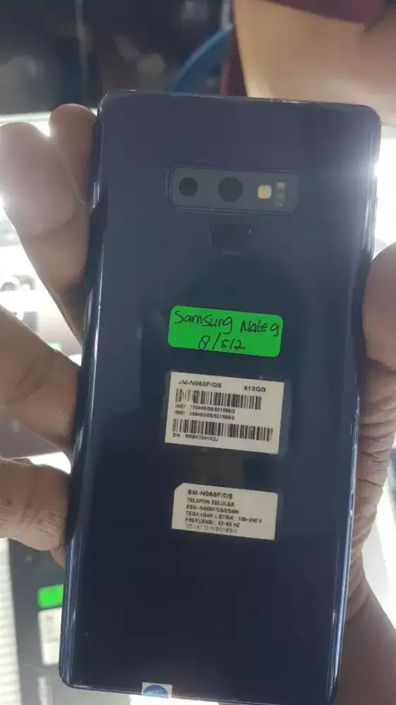 Jual samsung note 9 8/512 mulus