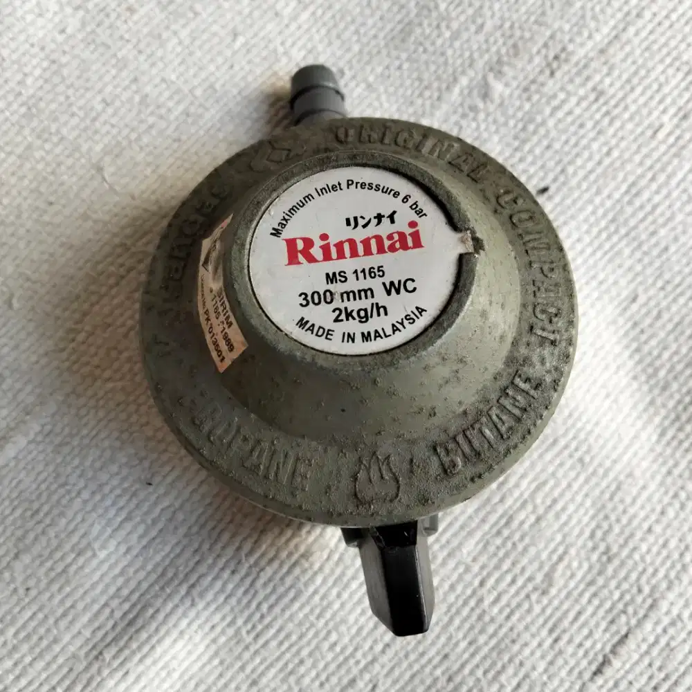 Kepala Regulator Gas Rinnai MS1165