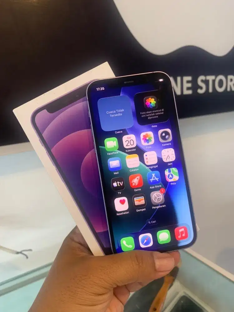 Iphone 12 lengkap kotak