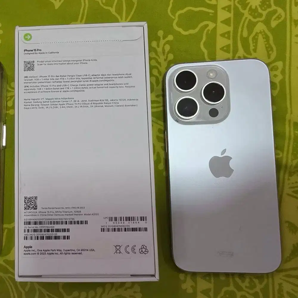 Iphone 15 pro 128 gb ibox / digimap