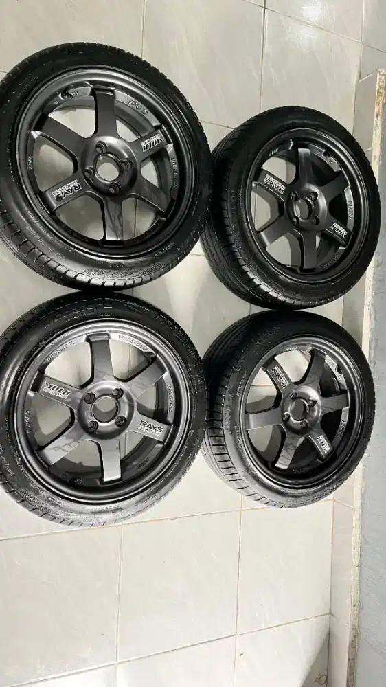 Velg te 37 R16 single pcd 4 x 100 ban 195/50 accelera