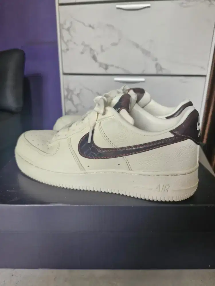 Nike Air Force 1 Low '07 Soft Pearl Brown Croc